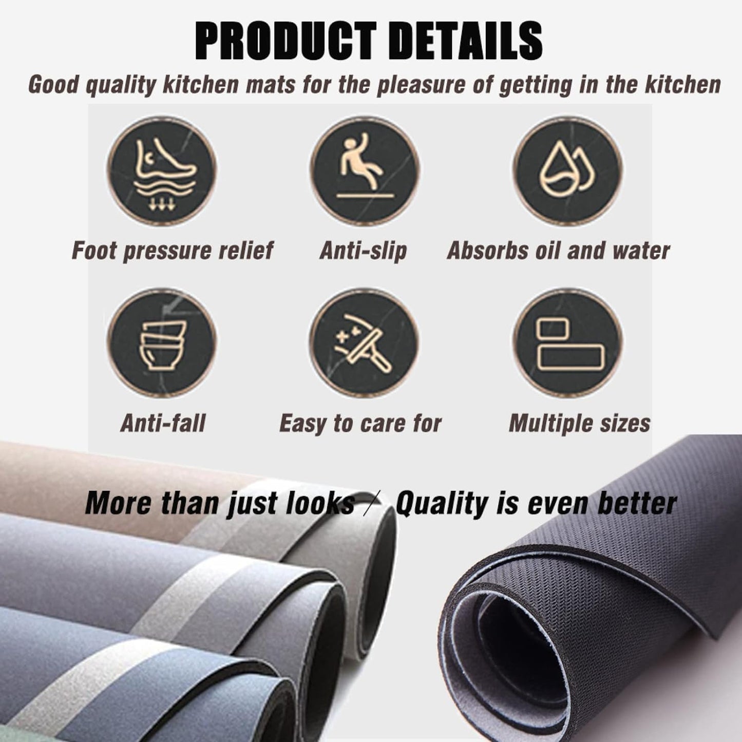 Anti Slip Kitchen Floor Mat (BUY 1 GET 1 FREE😍)